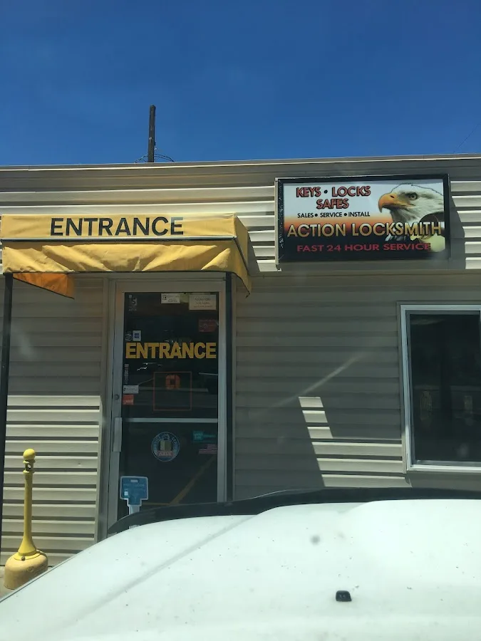 Action Locksmith STOREFRONT with 24 HOUR MOBILE SERVICE