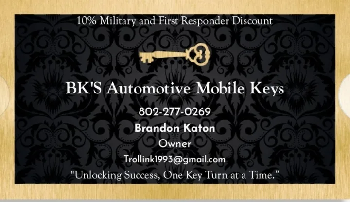Bk's Automotive Mobile Keys