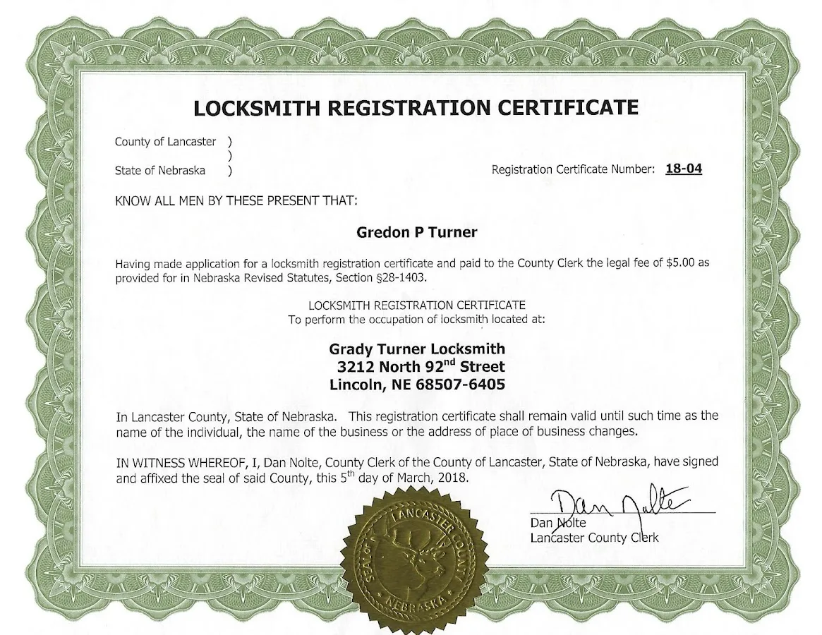Grady Turner Locksmith