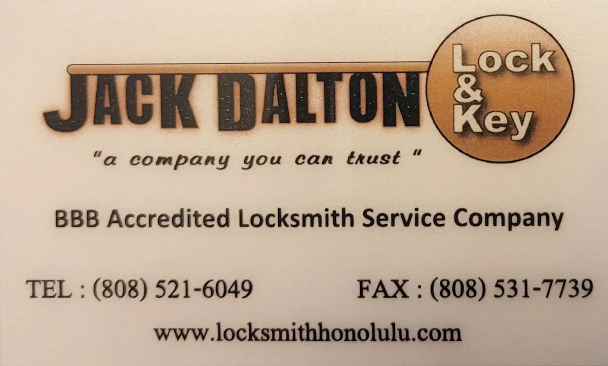 Jack Dalton Lock & Key
